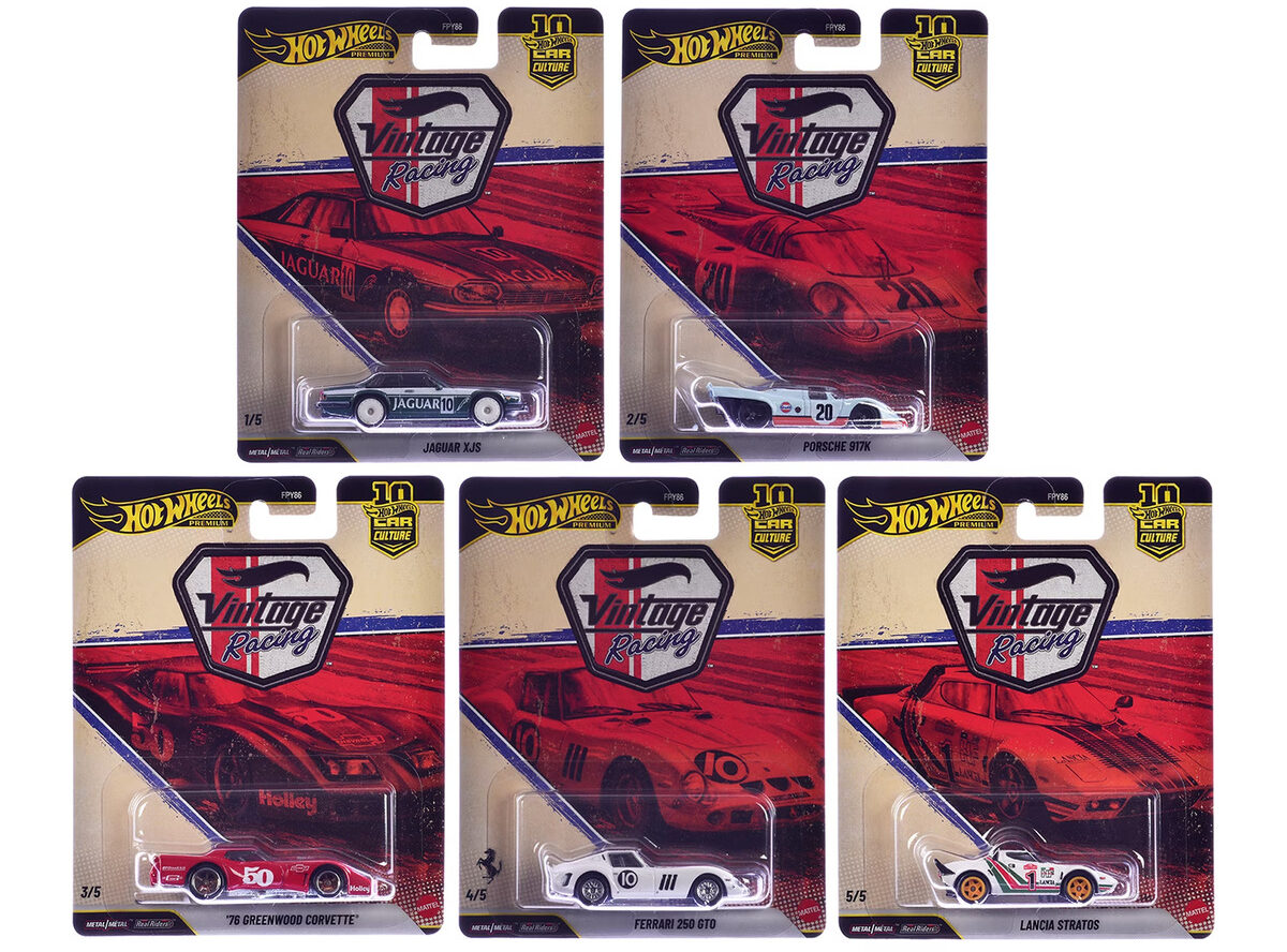 HOT WHEELS Premium 2026 Vintage Racing FPY86 976T Car Culture 5 HOT WHEELS Premium 2026 Vintage Racing FPY86 976T Car Culture 5 - Görsel 1