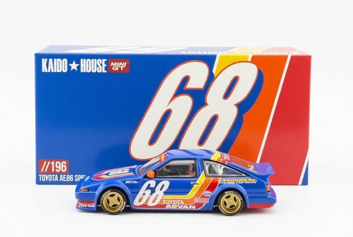HOT WHEELS Mini GT 1/64 Kaido House Toyota AE86 Sprinter Trueno Kaido Racing V1 - Fiyatı, Yorumları Mini GT 1/64 Kaido House Toyota AE86 Sprinter Trueno Kaido Racing V1 - Görsel 1