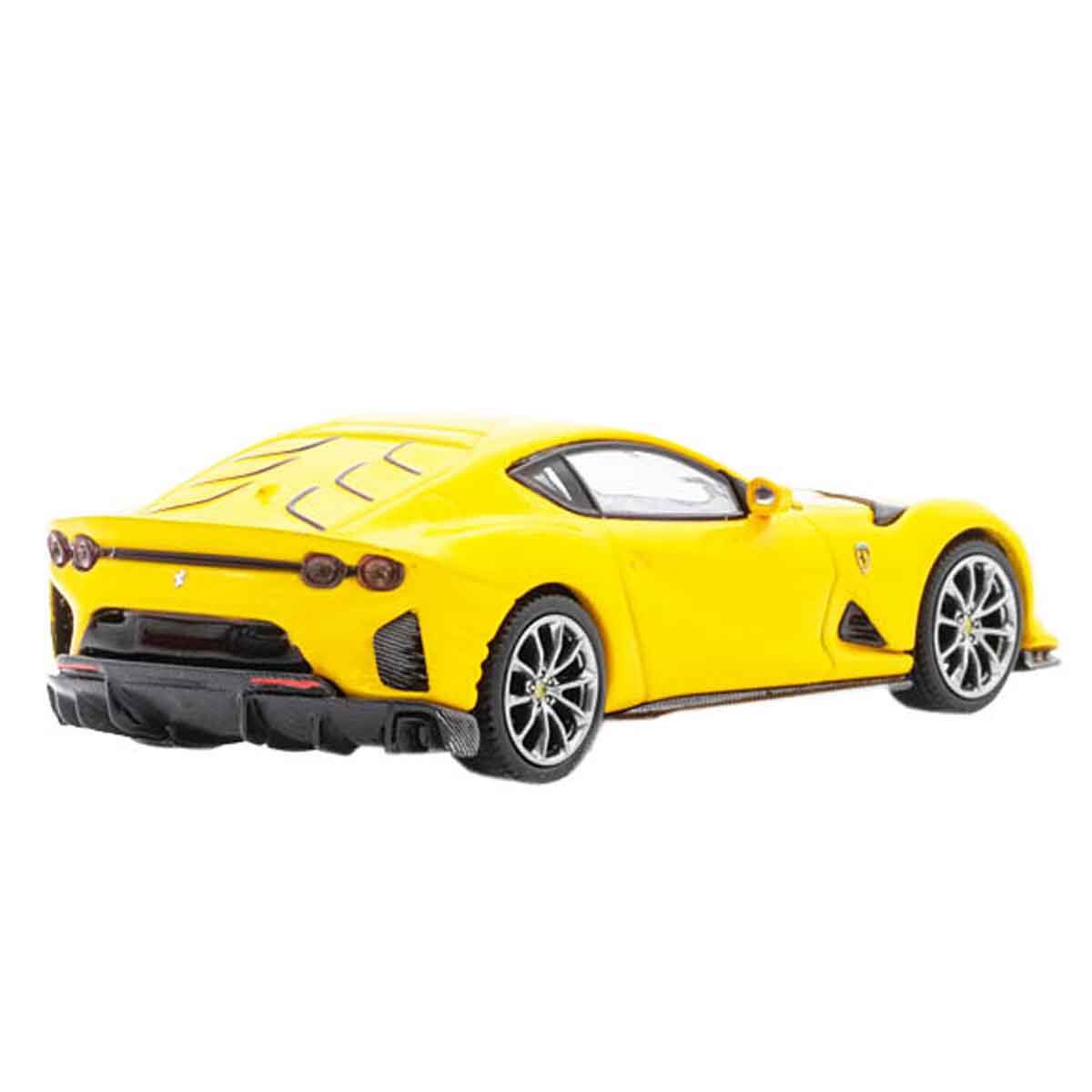 1:64  BBR Ferrari 812 Competizione Giallo Modena Diecast Model Araba - Görsel 3