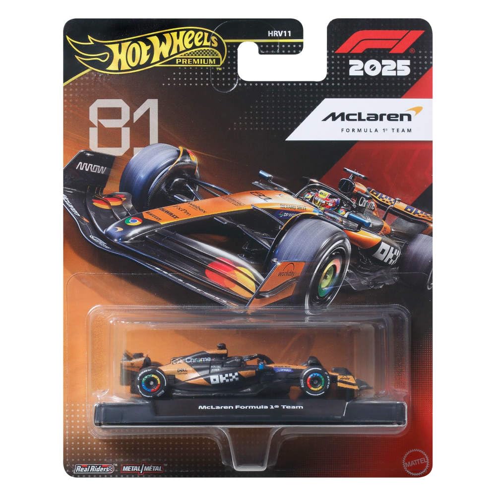 Mattel Hot Wheels Premium Formula 1 2025 - McLaren Formula 1 Team - Görsel 1