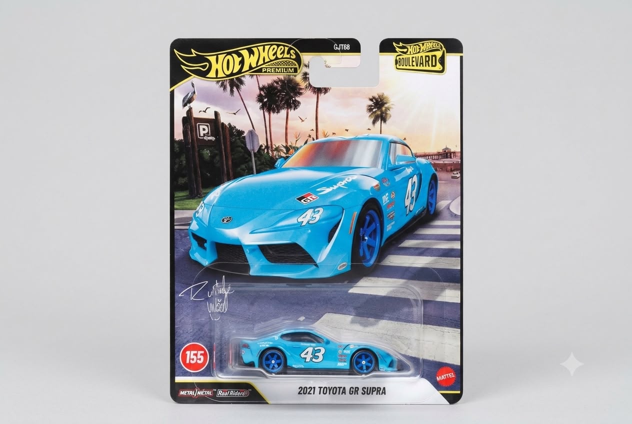 WhatsApp Image 2026-07-15 at 14.11.31 Hot Wheels Boulevard Premium Araçlar 2021 TOYOTA GR SUPRA GJT68 - JHW34 - Görsel 1