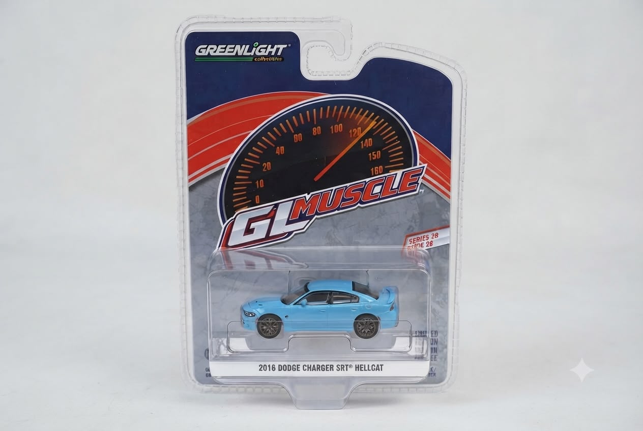 WhatsApp Image 2026-07-16 at 22.00.56 Greenlight 1/64 Muscle Series 28- 2016 Dodge Charger SRT Hellcat 13350-D Greenlight - Görsel 1