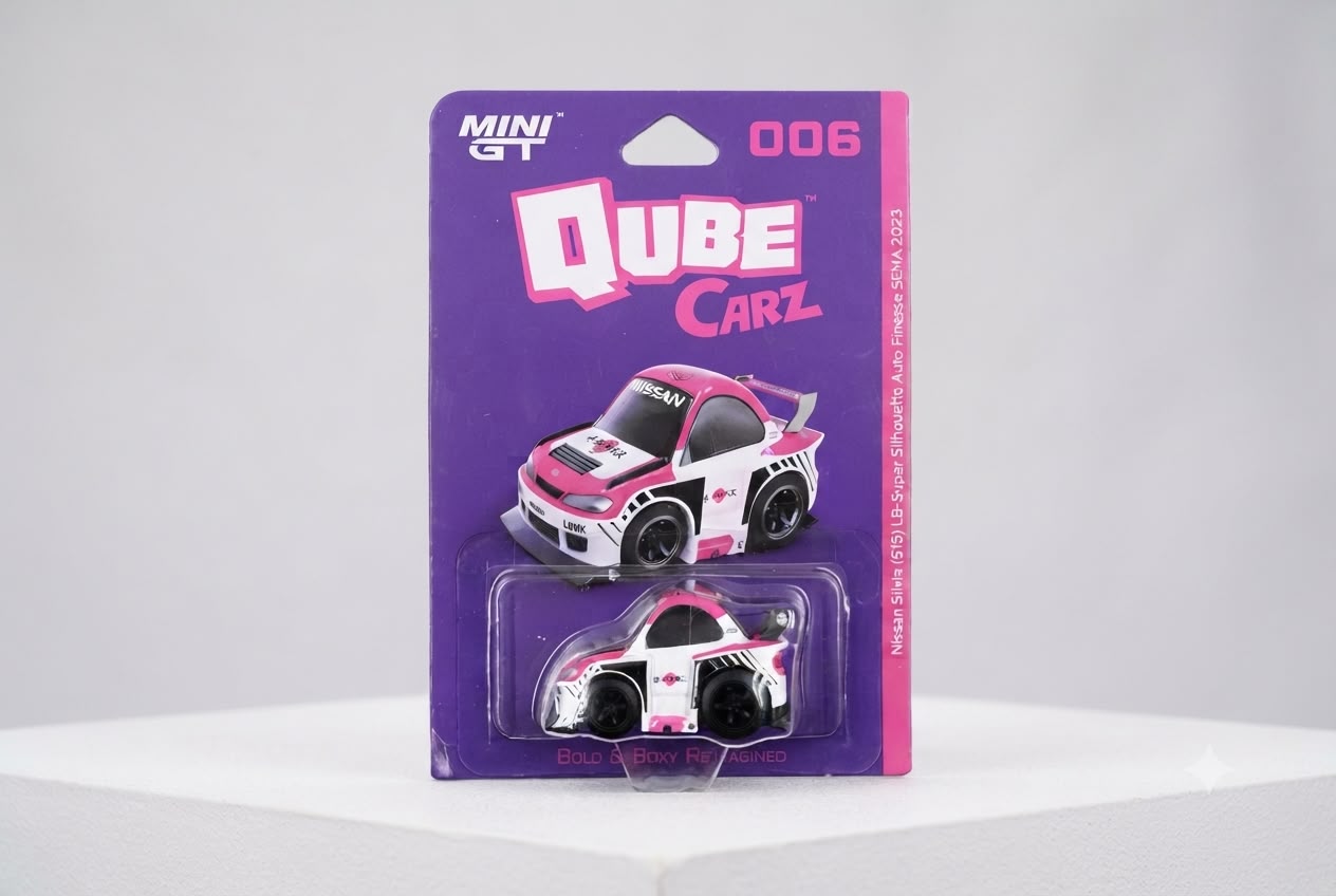 WhatsApp Image 2026-07-16 at 22.24.12 Mini GT Qube Carz Nissan Silva 006 - Görsel 1