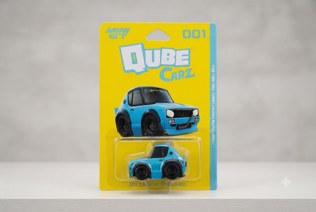 WhatsApp Image 2026-07-16 at 22.29.35 Mini GT Qube Carz Nissan Skyline 001 - Görsel 1