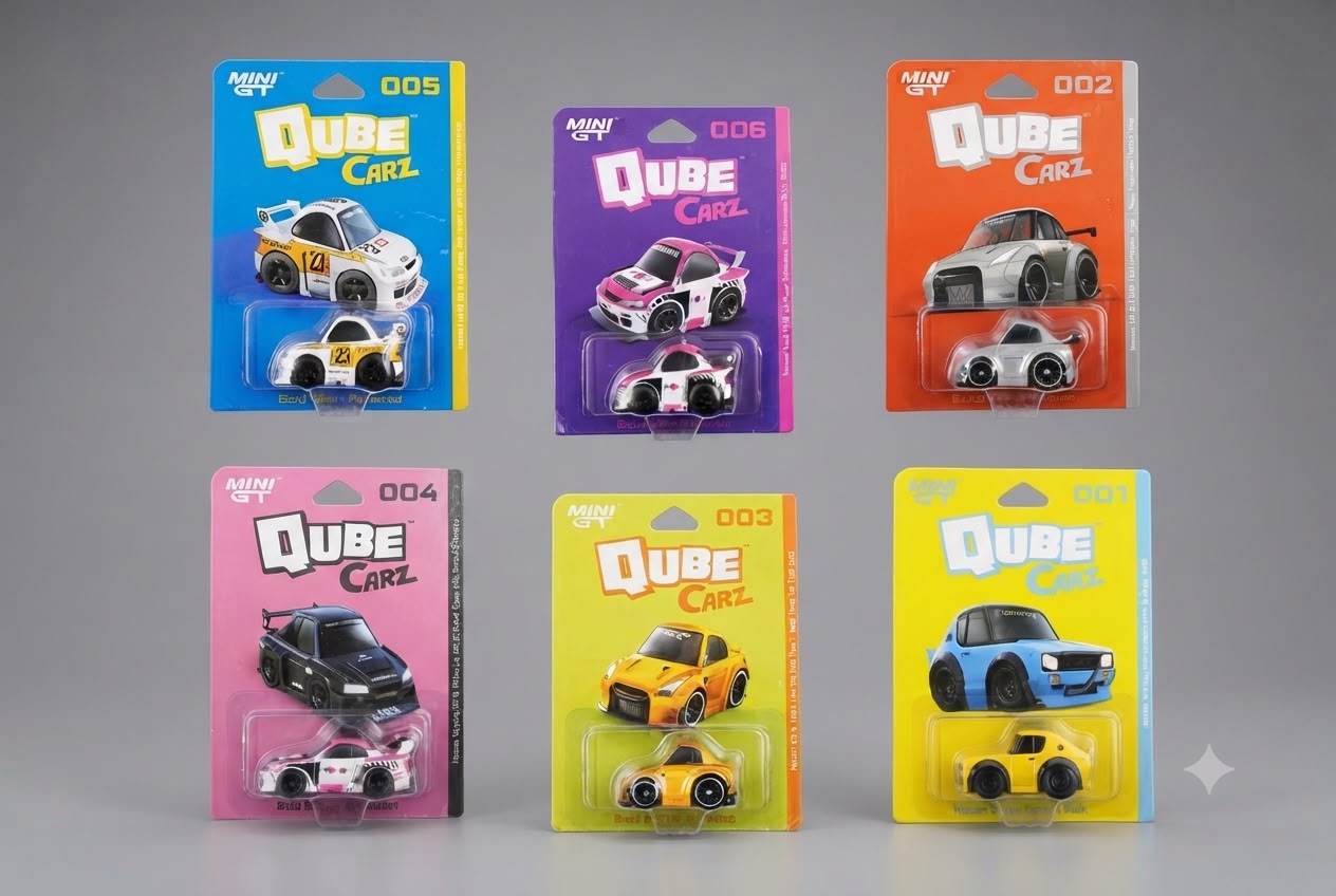 WhatsApp Image 2026-07-16 at 23.01.41 MINI GT Qube Carz Set of 6 - Görsel 1