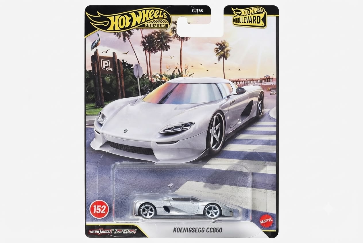 WhatsApp Image 2026-07-17 at 21.18.30 Hot Wheels Boulevard Premium Araçlar KOENIGSEGG CC850 GJT68 - JHW21 - Görsel 1