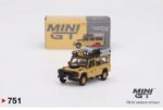 1:64 Mini GT Land Rover Defender 110 1989 Camel Trophy Amazon Team Japan Diecast Model Araba