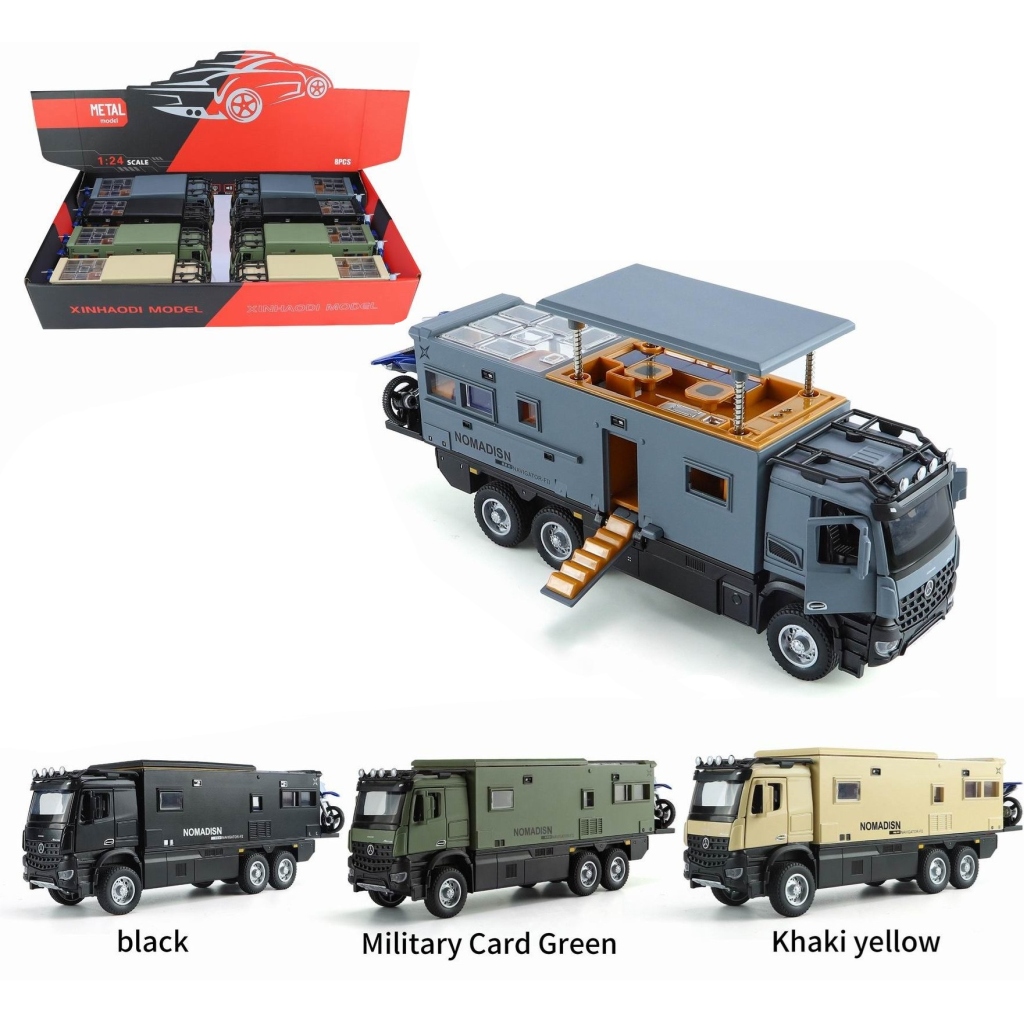 Vardem 1:24 Çek Bırak Işıklı ve Sesli Model Motorlu Karavan Vardem 1:24 Çek Bırak Işıklı ve Sesli Model Motorlu Karavan - Görsel 1