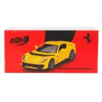 1:64  BBR Ferrari 812 Competizione Giallo Modena Diecast Model Araba - Görsel 5