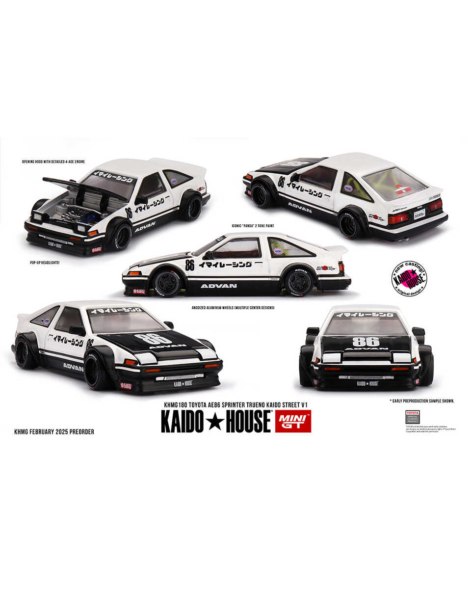 mini-gt-164-kaido-house-toyota-ae86-sprinter-trueno-kaido-street-v1-khmg180-164-mini-gt-11118-38-B Kaido House x Mini GT Toyota AE86 Sprinter Trueno Kaido Street V1 KHMG180 - Görsel 1